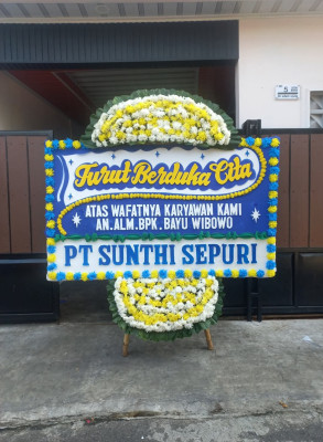 Papan Bunga Duka di Cibeureum